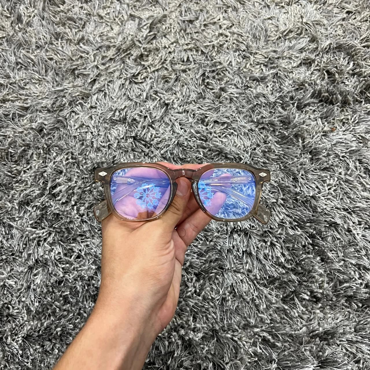 Chrome Hearts carrées — Marron