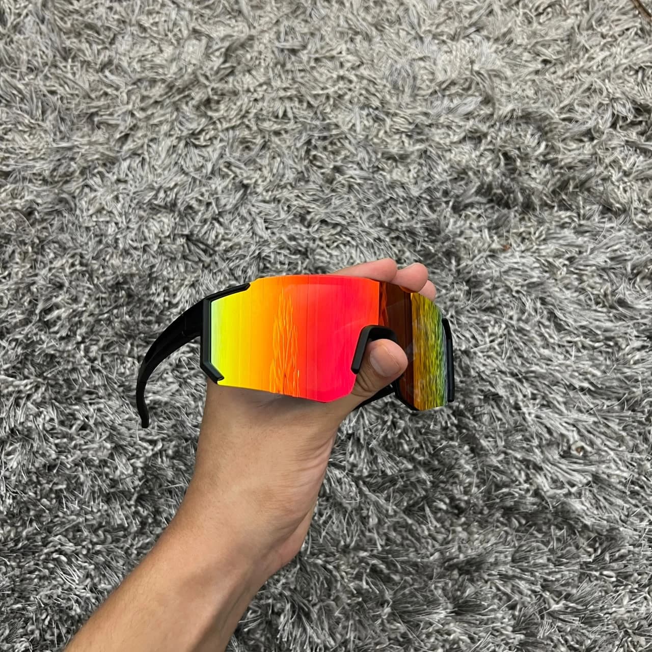 Lunettes écran — Rouge-orange