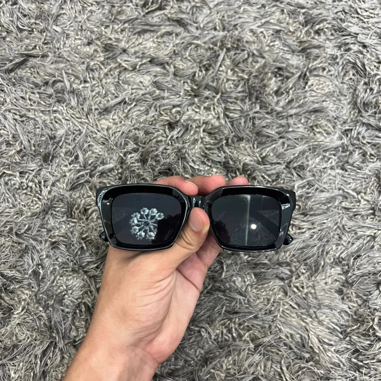 Lunettes carrées en acétate